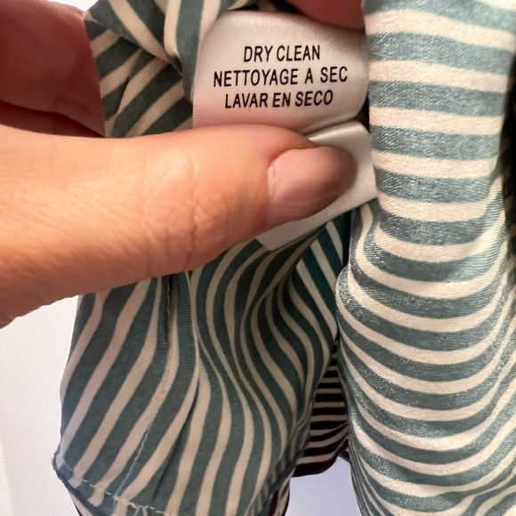 BCBGMaxAzria Striped Silk Halter Tank Size S - Picture 4 of 4